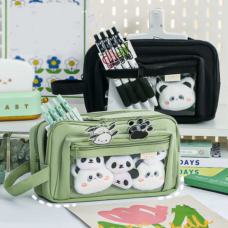 Large Capacity Cartoon Pencil Case