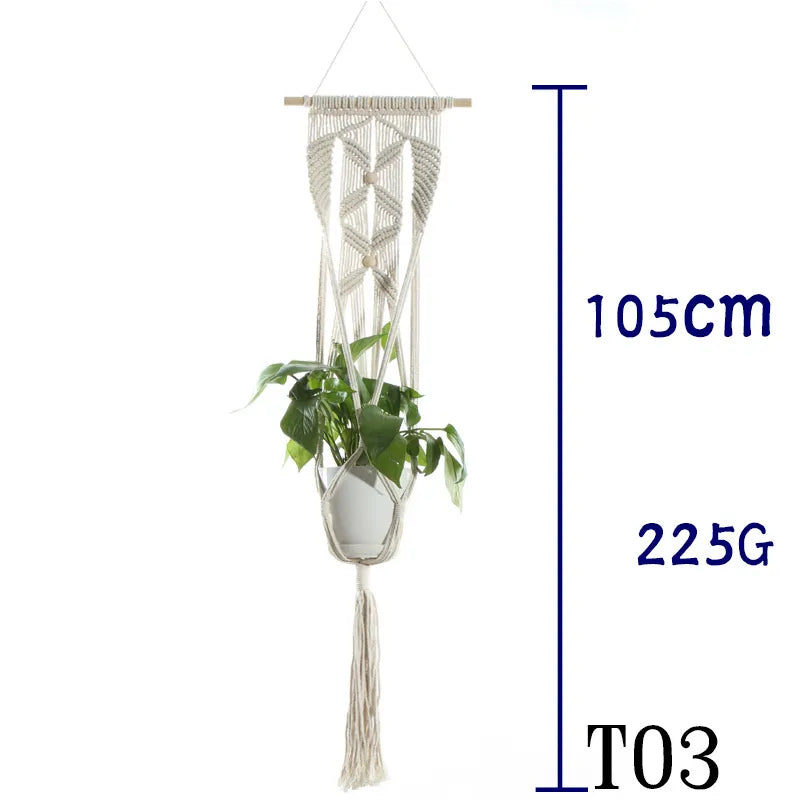Plant hanger with plant