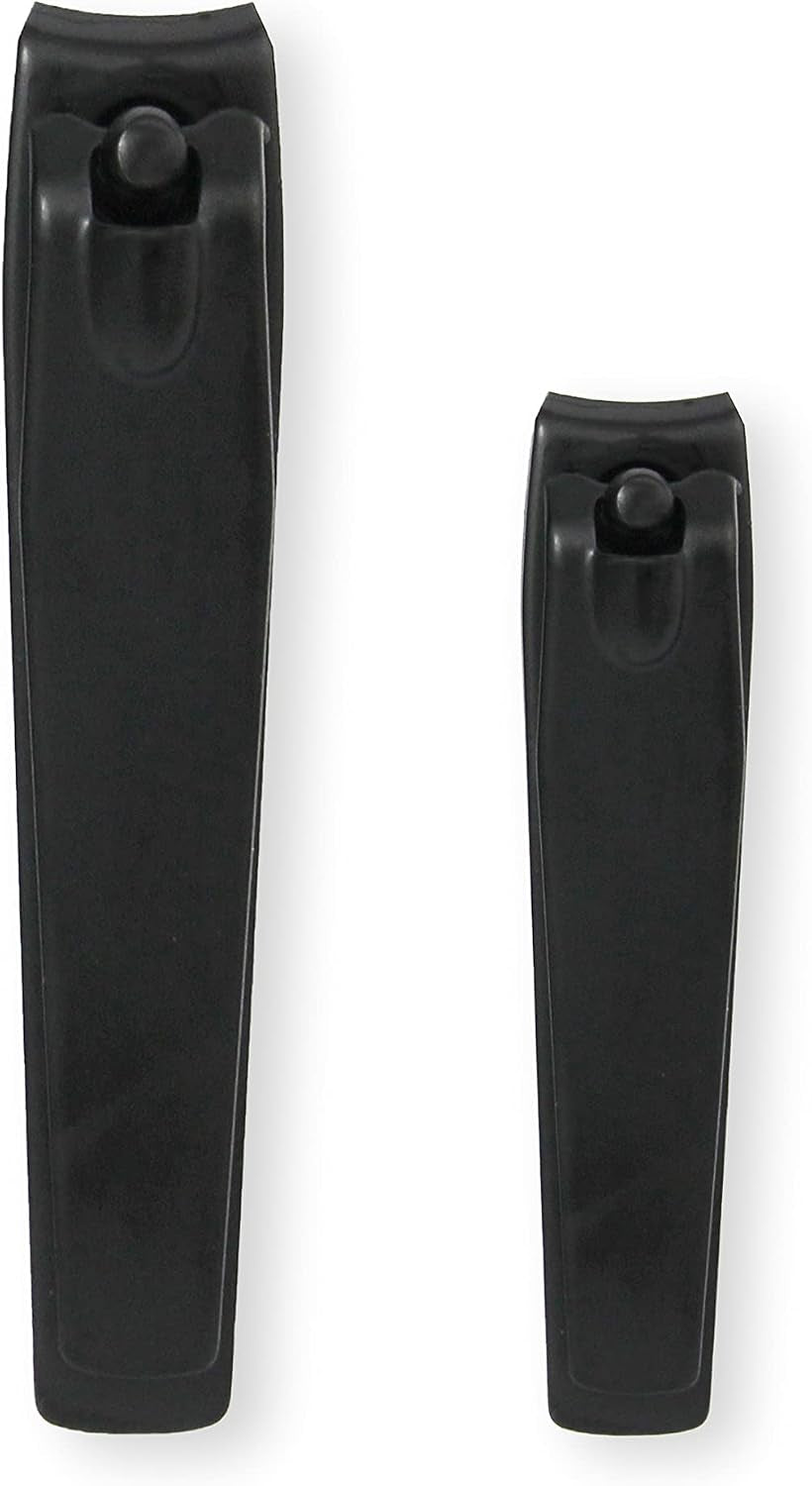 Toenail and Fingernail Clipper Set, Nail Clippers, Grooming Tool, Black