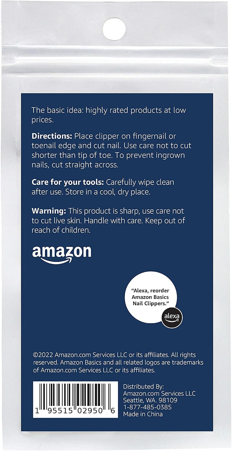 Toenail and Fingernail Clipper Set, Nail Clippers, Grooming Tool, Black