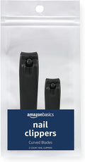 Toenail and Fingernail Clipper Set, Nail Clippers, Grooming Tool, Black