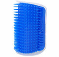 Cat Self Groomer Wall Brush Corner Face Scratcher Massage Comb Catnip Holder
