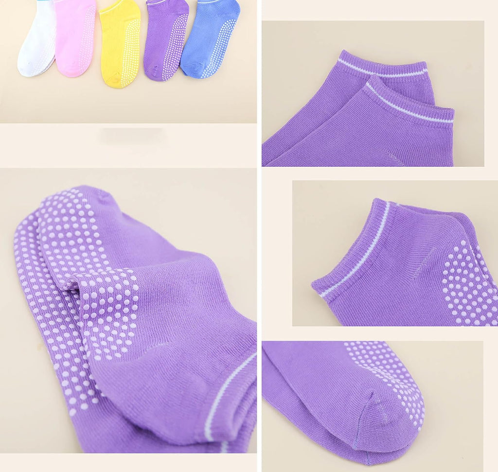 Yoga Socks Non Slip Grip Socks for Women Yoga Barre Pilates