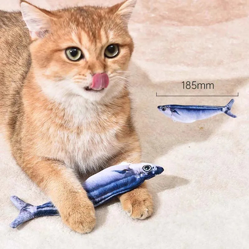 Interactive Cat Toys for Indoor Smart Automatic Cat Toys Fun Electric Interaction Fish for All Breeds Boredom Exercise Solution
