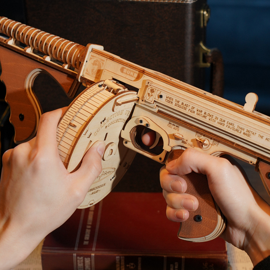Rokr WoodCraft Thompson Gun