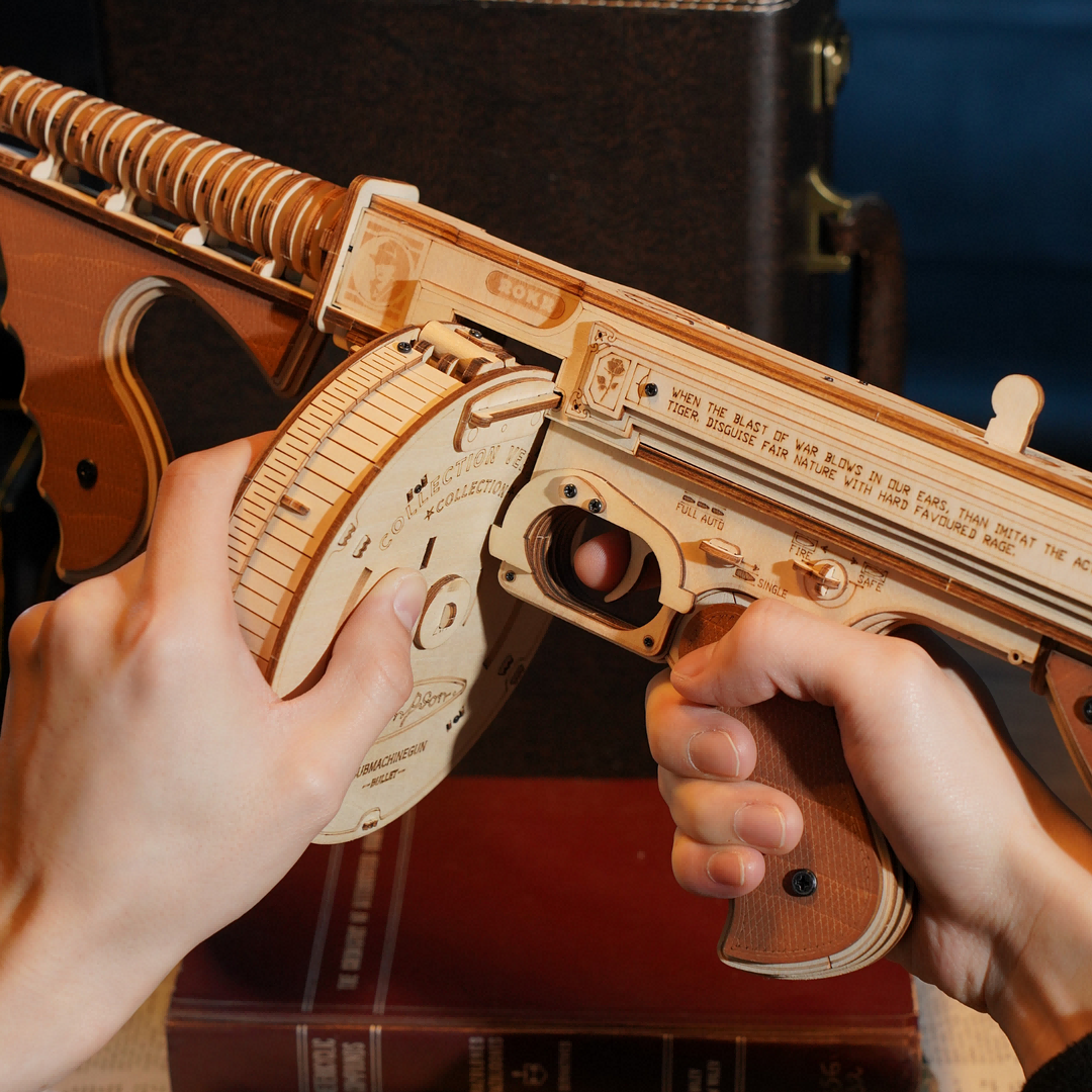 Rokr WoodCraft Thompson Gun
