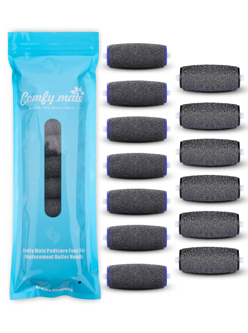 13 Pack Replacement Rollers for Amope Pedi Perfect Refills Heads Compatible