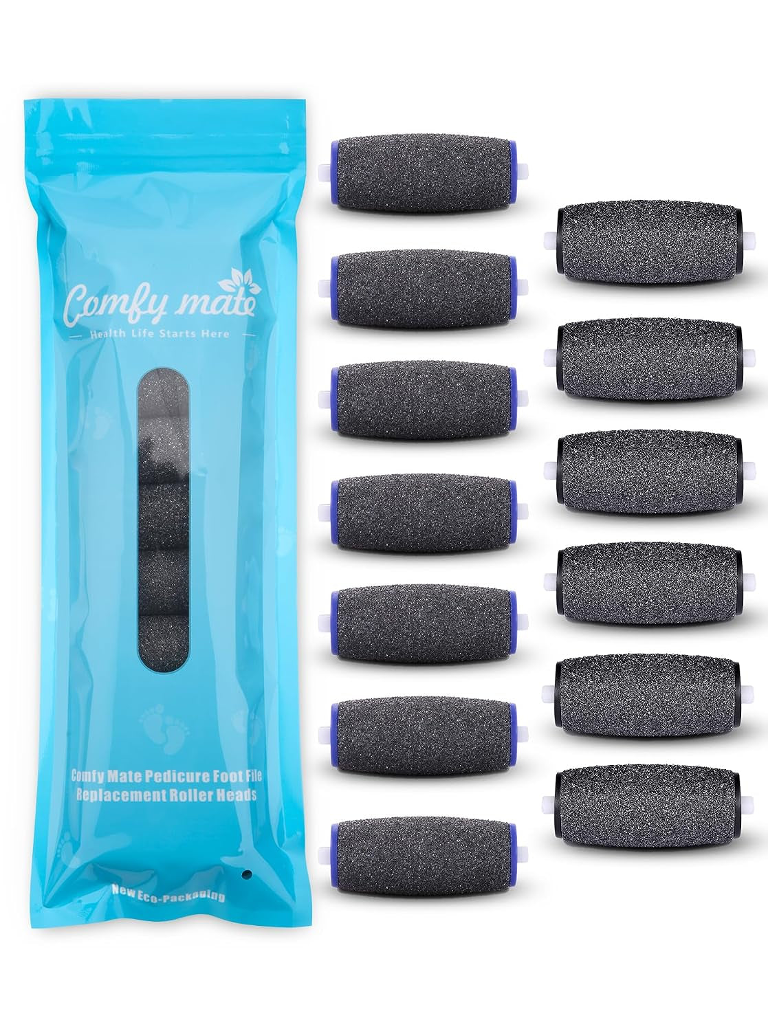 13 Pack Replacement Rollers for Amope Pedi Perfect Refills Heads Compatible