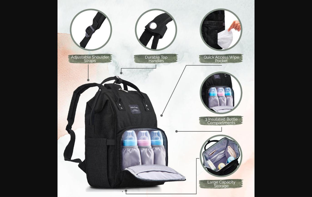 Diaper Bag Backpack with Changing Station