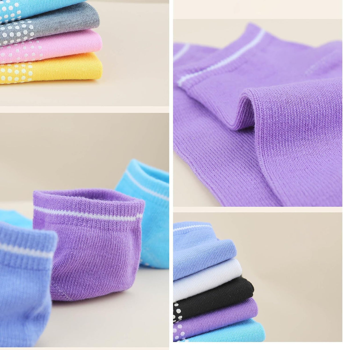 Yoga Socks Non Slip Grip Socks for Women Yoga Barre Pilates