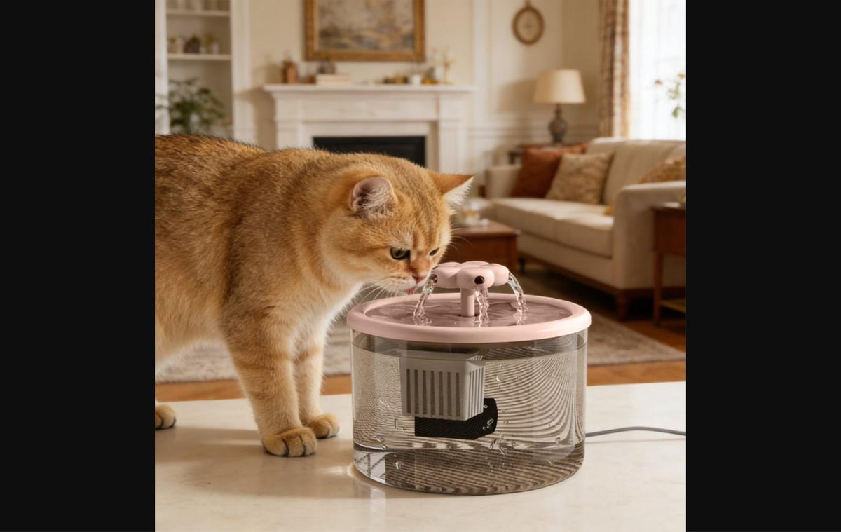 Quiet USB Pet Water Fountain with Filter