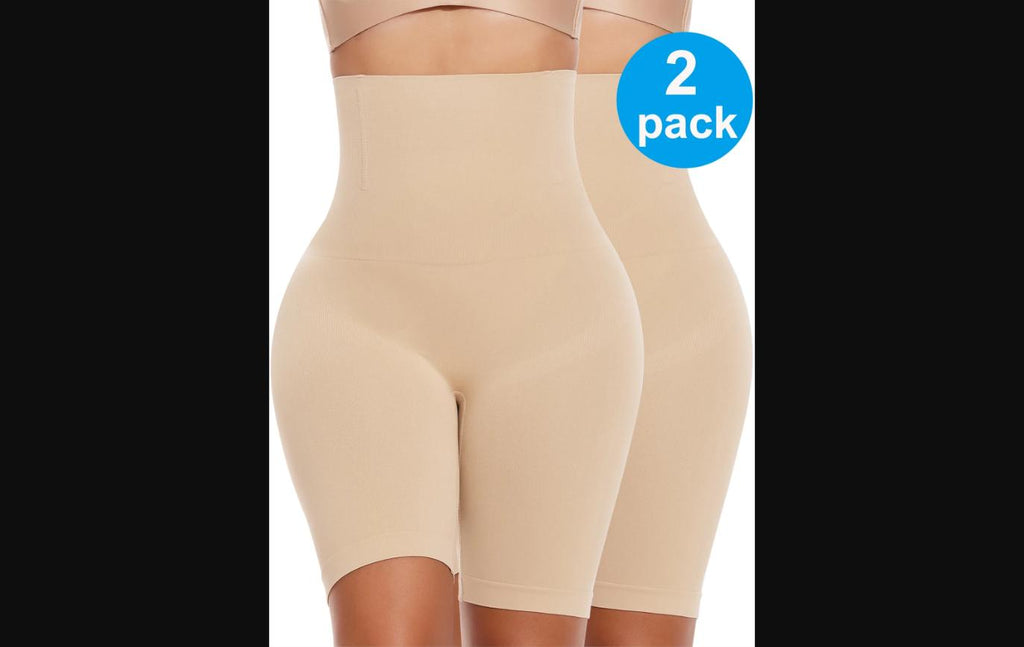 Tummy Control Shapewear Shorts – 2 Pack